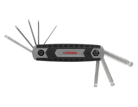 Picture of 8 pcs foldable hex key sets, ball head