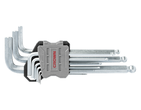 Picture of 9 pcs hex key sets, ball head, long