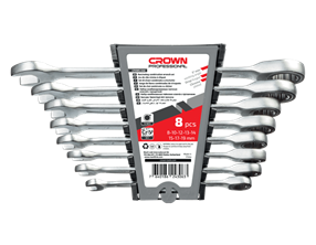 Obrazek Zestawy kluczy płasko-oczkowych z grzechotką